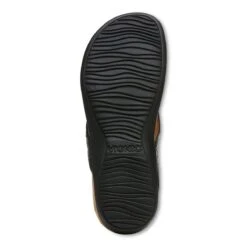 Vionic Women's Bella Toe Post Sandal Black Embossed 22 Vionic Women's Bella Toe Post Sandal Black Embossed -Vionic gallery bella blackembossed sole