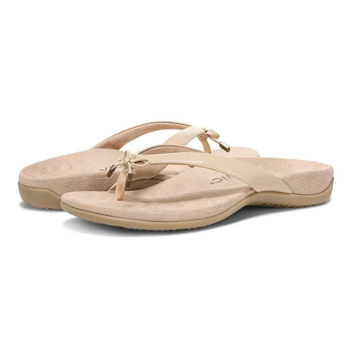Vionic Women's Bella Toe Post Sandal Semolina 9 Vionic Women's Bella Toe Post Sandal Semolina - Image 7