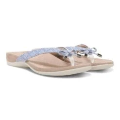 Vionic Women's Bella Toe Post Sandal White Tile 14 Vionic Women's Bella Toe Post Sandal White Tile -Vionic gallery bella whitetile pair1