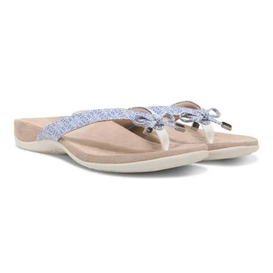 Vionic Women's Bella Toe Post Sandal White Tile 5 Vionic Women's Bella Toe Post Sandal White Tile - Image 3