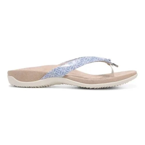 Vionic Women's Bella Toe Post Sandal White Tile 10 Vionic Women's Bella Toe Post Sandal White Tile - Image 8