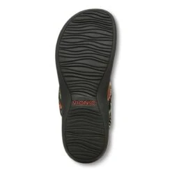 Vionic Women's Bella Toe Post Sandals Black Tropical 20 Vionic Women's Bella Toe Post Sandals Black Tropical -Vionic gallery bellaii blacktropical sole