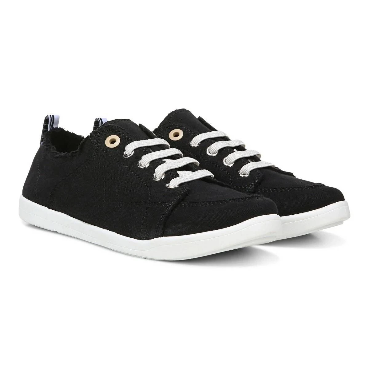 Vionic Women's Beach Pismo Casual Sneakers Black Canvas 8 Vionic Women's Beach Pismo Casual Sneakers Black Canvas - Image 6