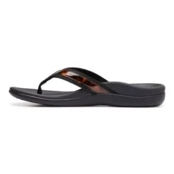 Vionic Women's Tide II Toe Post Sandals Tortoies 10 Vionic Women's Tide II Toe Post Sandals Tortoies -Vionic gallery tide tortoise tortoise left 1