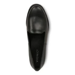 Vionic Women's Willa Wedge Black Leather -Vionic gallery willa wedge blackleather top