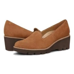 Vionic Women's Willa Wedge Toffee Suede 21 Vionic Women's Willa Wedge Toffee Suede -Vionic gallery willa wedge toffeesuede pair2