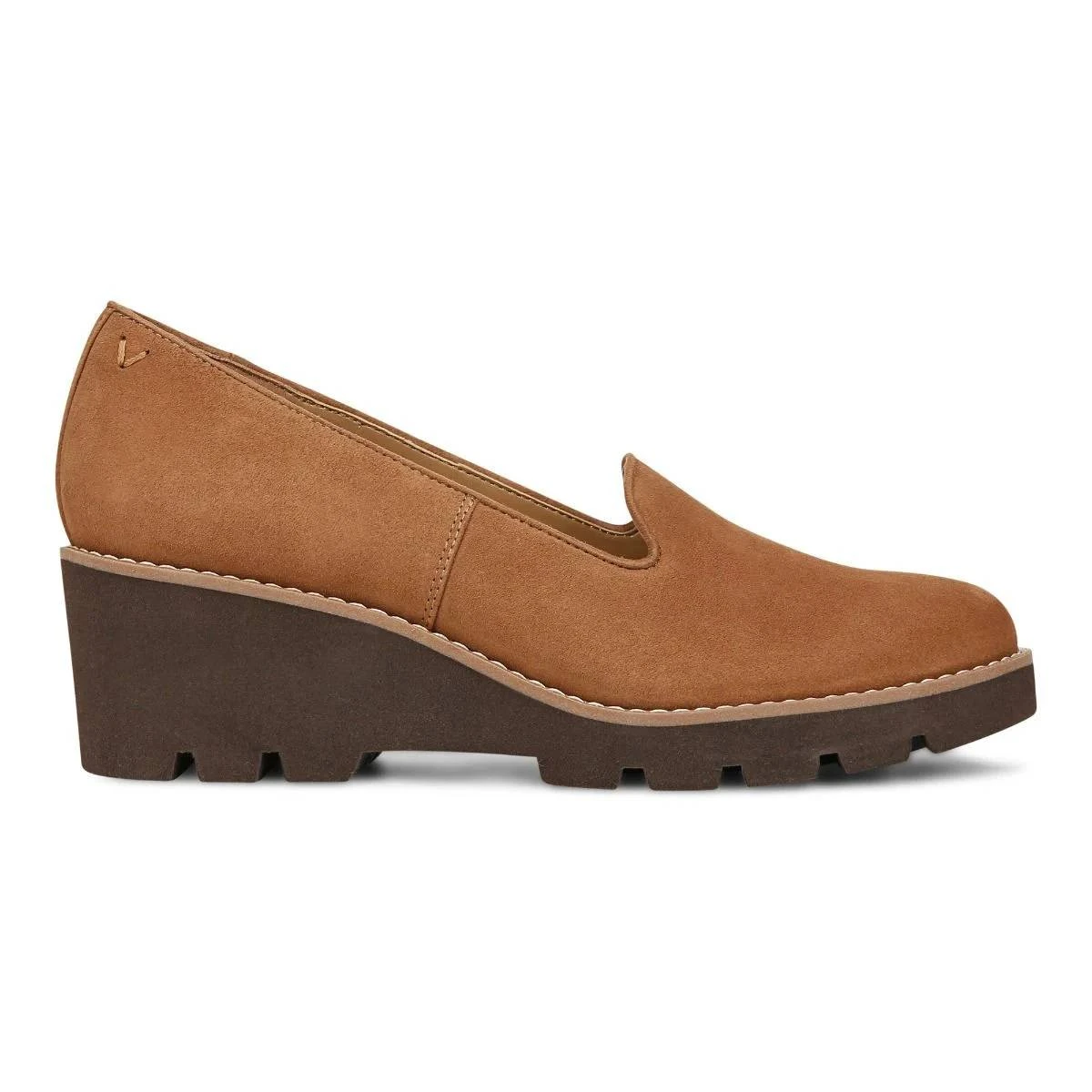 Vionic Women's Willa Wedge Toffee Suede 5 Vionic Women's Willa Wedge Toffee Suede - Image 3