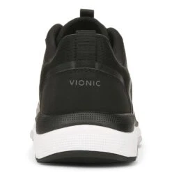 Vionic Women's Walk Strider Sneaker Black Charcoal -Vionic gallery wstrider 001 blackcharcoal rear