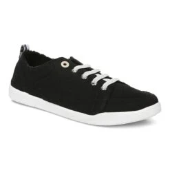 Vionic Women's Beach Pismo Casual Sneakers Black Canvas