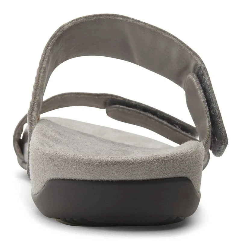 Vionic Women's Samoa Slide Sandals Pewter 6 Vionic Women's Samoa Slide Sandals Pewter - Image 4