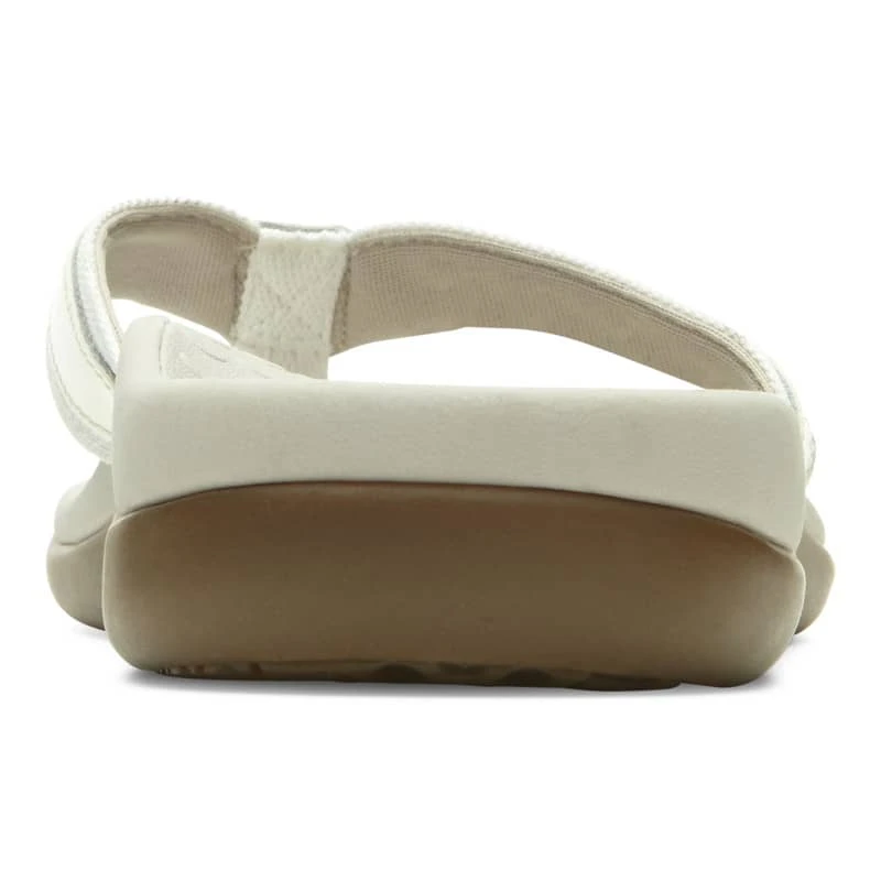 Vionic Women's Tide II Toe Post Sandals White 8 Vionic Women's Tide II Toe Post Sandals White - Image 6