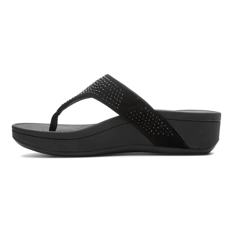 Vionic Women's Naples Platform Sandals Black 7 Vionic Women's Naples Platform Sandals Black - Image 5