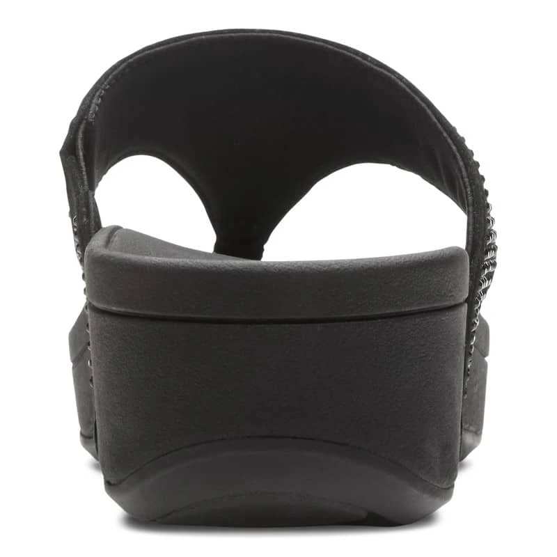 Vionic Women's Naples Platform Sandals Black 8 Vionic Women's Naples Platform Sandals Black - Image 6