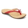 Vionic Women's Bella Toe Post Sandals Red Lizard -Vionic rs13998 bellaiilizard red pri scr