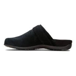 Vionic Women's Moca Slip-On Mule Black Suede -Vionic rs15507 moca blk sdl scr