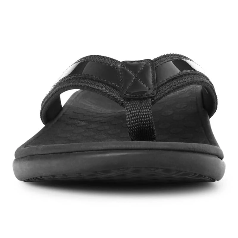 Vionic Women's Tide II Toe Post Sandals Black 5 Vionic Women's Tide II Toe Post Sandals Black - Image 3