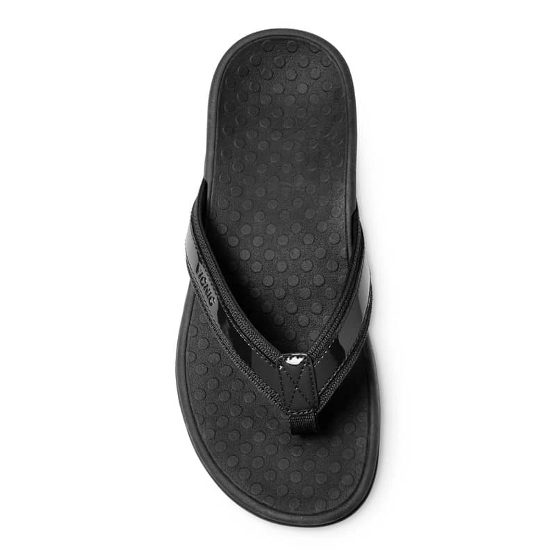Vionic Women's Tide II Toe Post Sandals Black 8 Vionic Women's Tide II Toe Post Sandals Black - Image 6