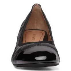 Vionic Women's Ruby Block Heel Black Leather -Vionic ruby blk vf1 low