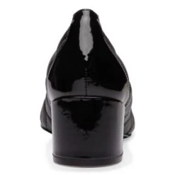 Vionic Women's Ruby Block Heel Black Leather -Vionic ruby blk vik low