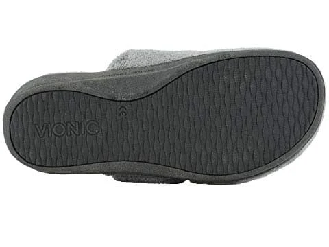 Vionic Women's Gemma Mule Hook & Loop Slippers Light Gray 10 Vionic Women's Gemma Mule Hook & Loop Slippers Light Gray - Image 8