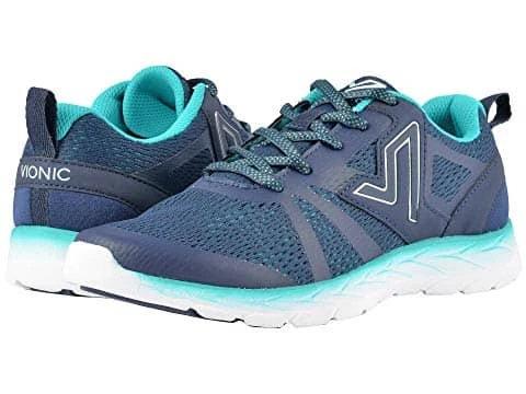 Vionic Women's Miles Active Sneaker Blue Teal 4 Vionic Women's Miles Active Sneaker Blue Teal - Image 2