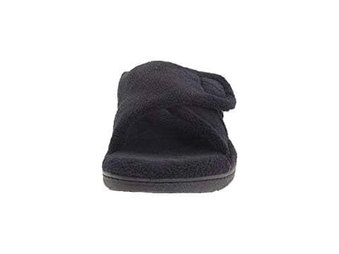 Vionic Women's Relax Hook & Loop Slippers Black 6 Vionic Women's Relax Hook & Loop Slippers Black - Image 4