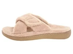 Vionic Women's Relax Hook & Loop Slippers Tan -Vionic vncrelatan 4