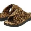 Vionic Women's Relax Hook & Loop Slippers Tan Leopard 2 Vionic Women's Relax Hook & Loop Slippers Tan Leopard -Vionic vncrelatnlprd 3
